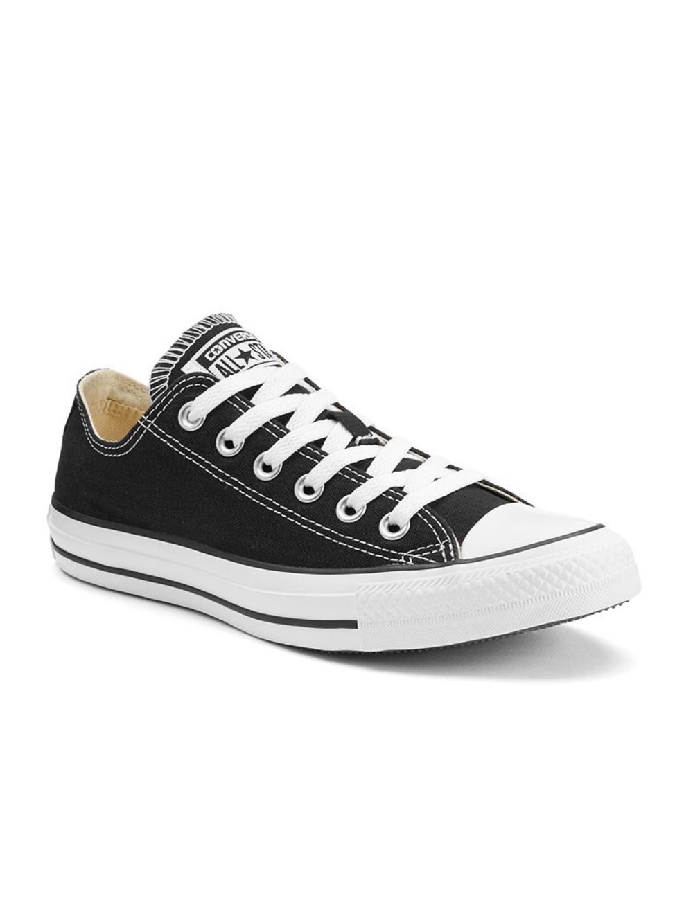 Men’s Converse Low Top Canvas Sneaker in Black and White